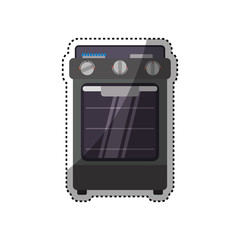 stove household appliance icon vector illustration graphic design