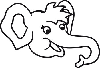 kopf gesicht glücklich elefant klein süß niedlich baby kind nachwuchs