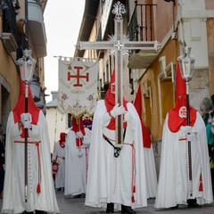 Holy Week Easter Celebration parade in Northern Spain
