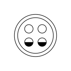 sign lights low symbol vector icon illustration