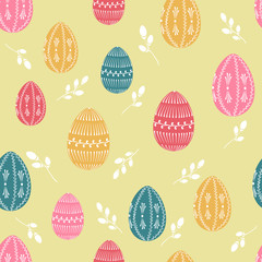 Easter seamless pattern