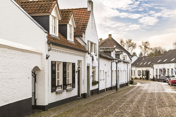 Historic city of Thorn known for its white houses