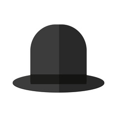 hat accessory icon over white background. vector illustration