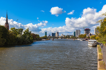 Obraz premium Beautiful view of Frankfurt am Main