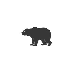 bear icon on white background