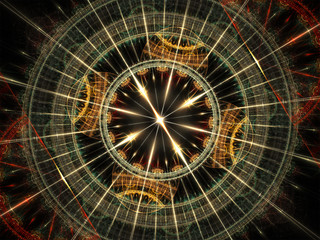  Filigree Rose of Wind   - Fractal Art  