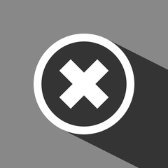 delete icon stock vector illustration flat design