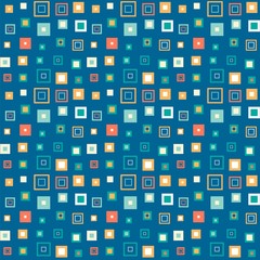 Art geometric pattern from different rectangles. Modern colorful background for your business slide presentation. Vector illustration