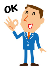 OK　ビジネスマン