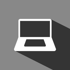 laptop icon stock vector illustration flat design