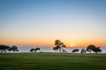 Sunset at Hilton La Jolla Torrey Pines Golf Course © David Levin