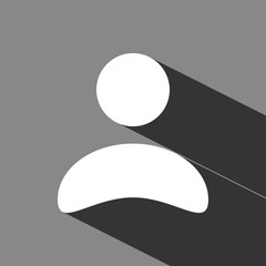 Man icon stock vector illustration flat design