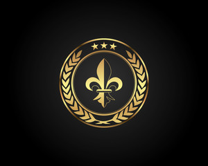 Premium Quality Badge Gold