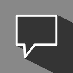 Speech Bubbles Icon. Chat pictogram icon stock vector illustration