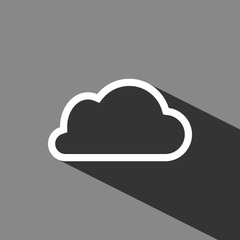cloud icon stock vector illustration flat design