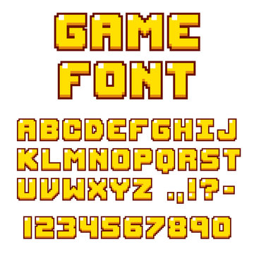 Pixel Videogame Font