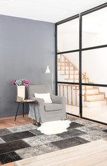 decoartive room style grey concept
