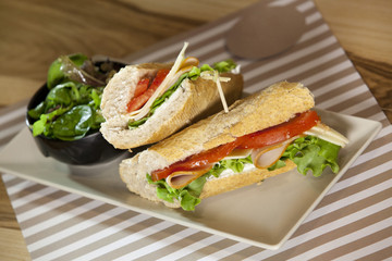 Baguette sandwich
