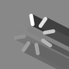 loading icon stock vector illustration flat design