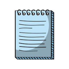 notebook paper document icon vector illustration design