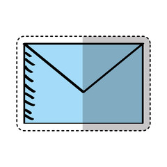 envelope mail isolated icon vector illustration design