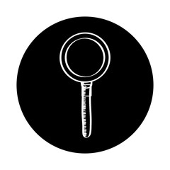 search magnifying glass icon vector illustration design