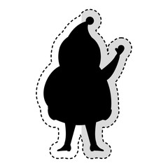 cute santa claus character vector illustration design