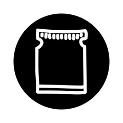 coffee bag product icon vector illustration design