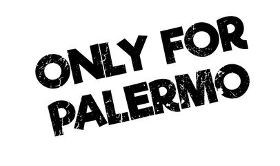 Only For Palermo rubber stamp. Grunge design with dust scratches. Effects can be easily removed for a clean, crisp look. Color is easily changed.