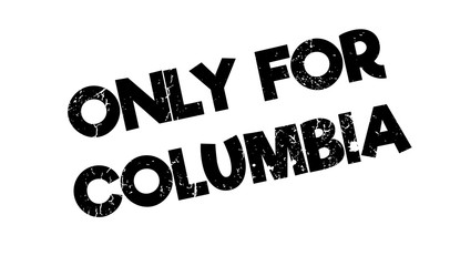 Only For Columbia rubber stamp. Grunge design with dust scratches. Effects can be easily removed for a clean, crisp look. Color is easily changed.
