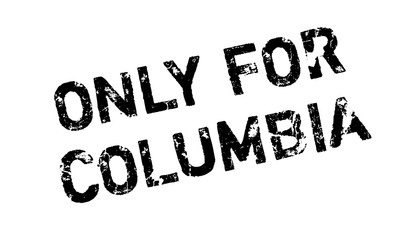 Only For Columbia rubber stamp. Grunge design with dust scratches. Effects can be easily removed for a clean, crisp look. Color is easily changed.