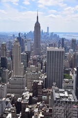 Naklejka na ściany i meble New York City (Taken from Helicopter) 