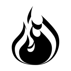 fire flame isolated icon vector illustration design