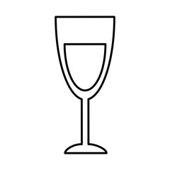 wine cup isolated icon vector illustration design