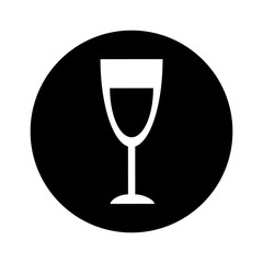 wine cup isolated icon vector illustration design