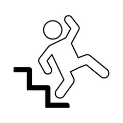 insurance person accident icon vector illustration design