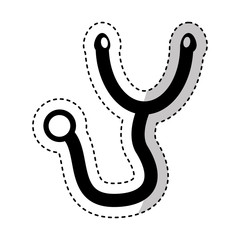 stethoscope medical isolated icon vector illustration design