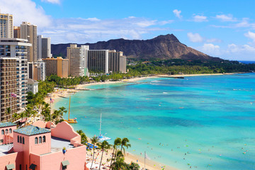 ハワイ　リゾート - obrazy, fototapety, plakaty