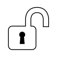 safe padlock isolated icon vector illustration design