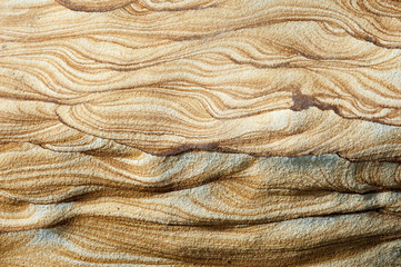 natural texture and pattern on the rock weathered by sea water, wind and see breeze, located at Yehliu National Park in Taiwan