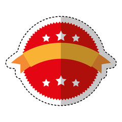 circle seal stamp frame vector illustration design