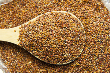 Heap of quinoa,healthy vegan food concept