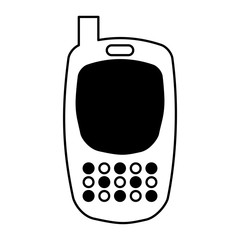 cellphone device isolated icon vector illustration design