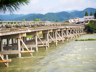 Togetsukyo Bridge in Arashiyama, Kyoto