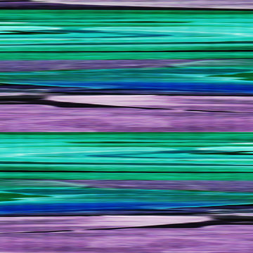 Brush Stoke Print In Green Violet