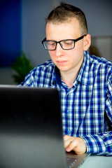 Office worker at a desk