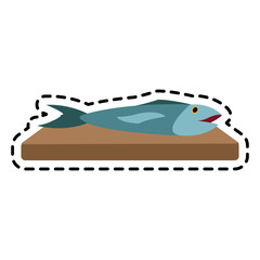 fish food icon image vector illustration design 