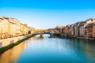 Obraz premium Ponte Vecchio à Florence, Toscane, Italie