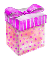 watercolor gift box - 142774820