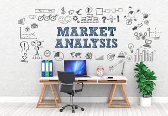 Market Analysis / Office / Wall / Symbol